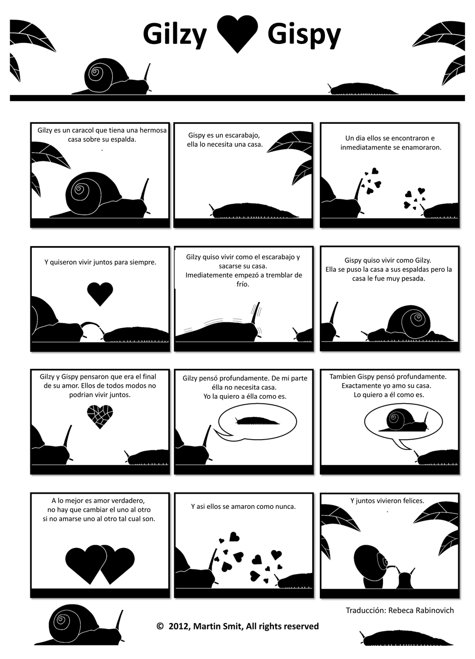 Gilzy and Gispy Comics Spanish